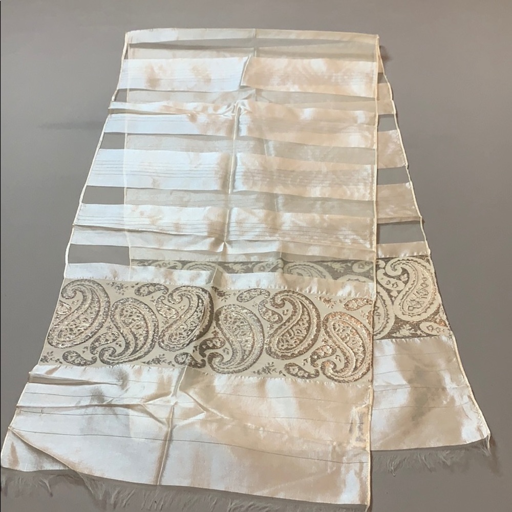 Vintage Mark Cross Soie Silk Scarf Made in France